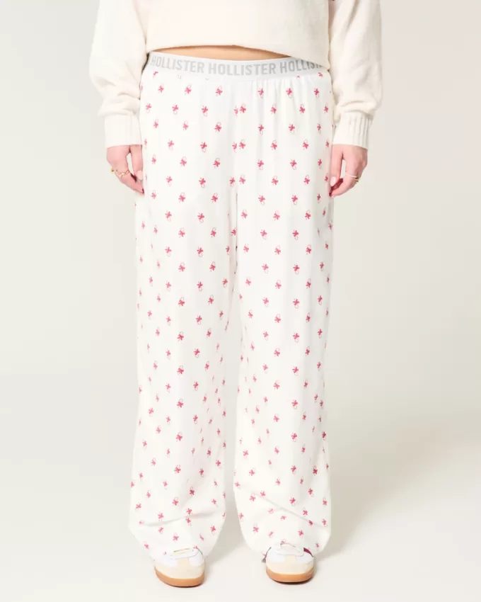 24/7 Wide-Leg Flannel Pajama Pants,24/7 Wide-Leg Flannel Pajama Pants