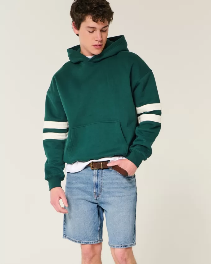 Above-the-Knee Loose Denim Shorts,Above-the-Knee Loose Denim Shorts Above-the-Knee Loose Denim Shorts,Above-the-Knee Loose Denim Shorts