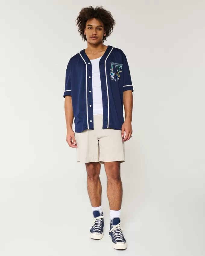 Above-the-Knee Twill Pull-On Shorts,Above-the-Knee Twill Pull-On Shorts Above-the-Knee Twill Pull-On Shorts,Above-the-Knee Twill Pull-On Shorts
