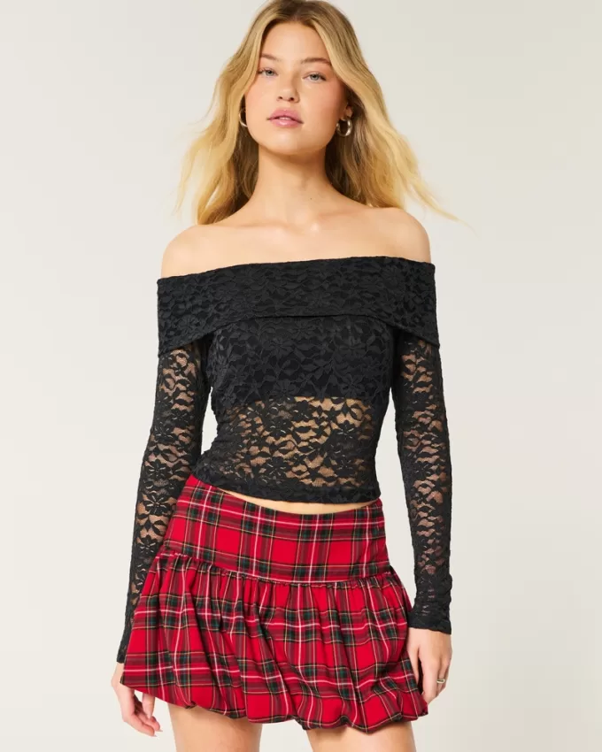 All-Over Lace Off-the-Shoulder Top,All-Over Lace Off-the-Shoulder Top All-Over Lace Off-the-Shoulder Top,All-Over Lace Off-the-Shoulder Top