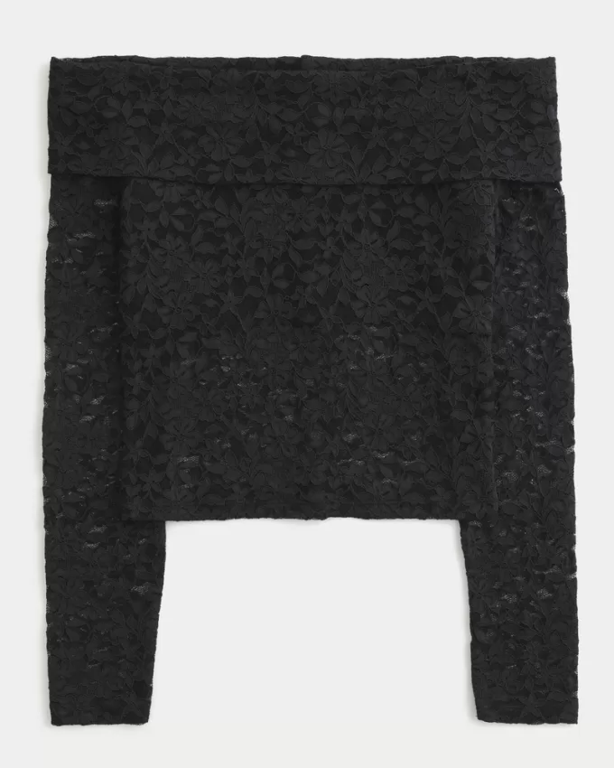 All-Over Lace Off-the-Shoulder Top,All-Over Lace Off-the-Shoulder Top All-Over Lace Off-the-Shoulder Top,All-Over Lace Off-the-Shoulder Top