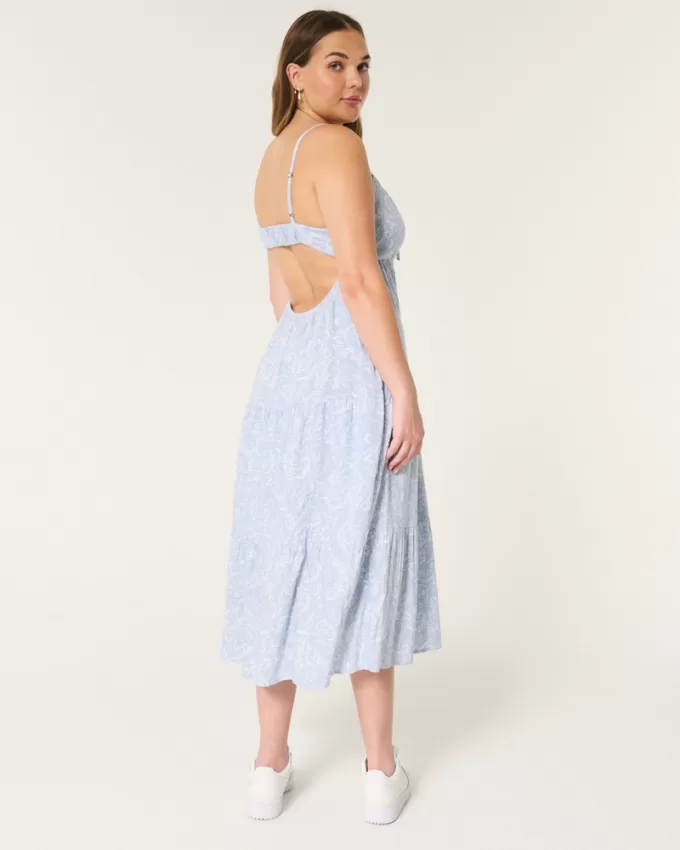 Babydoll Midi Dress,Babydoll Midi Dress