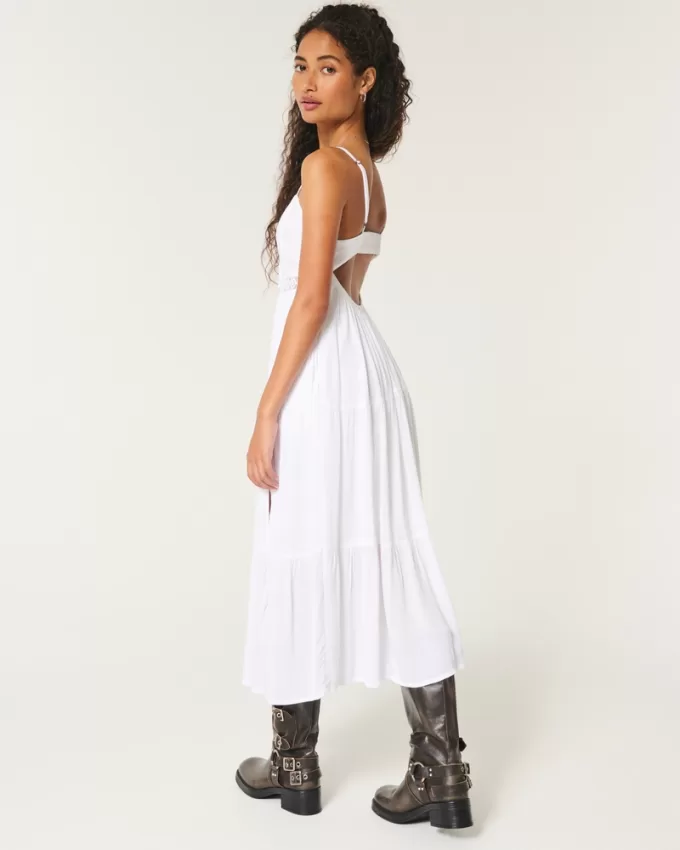 Babydoll Midi Dress,Babydoll Midi Dress