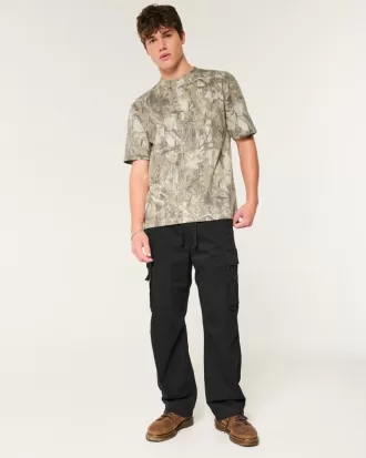Baggy Cargo Pull-On Pants,Baggy Cargo Pull-On Pants