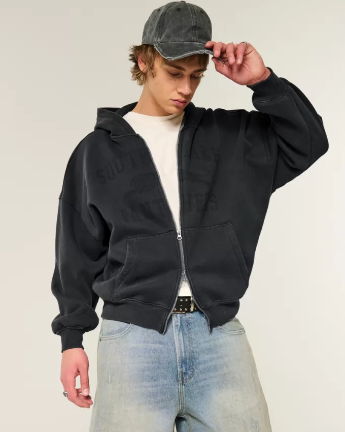 Baggy Cinch Panthers Graphic Zip-Up Hoodie,Baggy Cinch Panthers Graphic Zip-Up Hoodie Baggy Cinch Panthers Graphic Zip-Up Hoodie,Baggy Cinch Panthers Graphic Zip-Up Hoodie