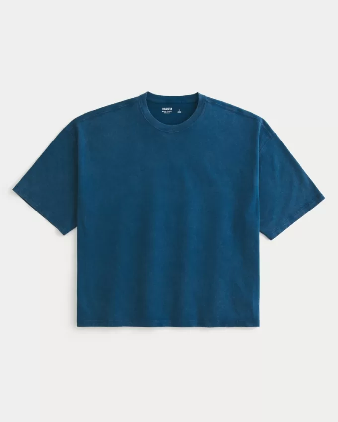 Baggy Crop Crew T-Shirt,Baggy Crop Crew T-Shirt