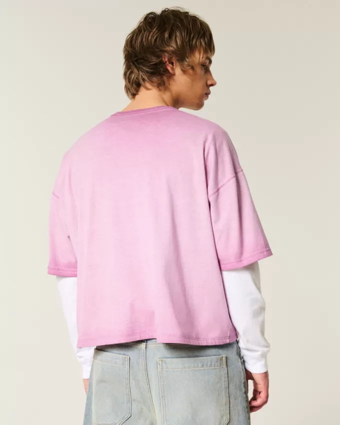 Baggy Crop Number Graphic Tee,Baggy Crop Number Graphic Tee Baggy Crop Number Graphic Tee,Baggy Crop Number Graphic Tee