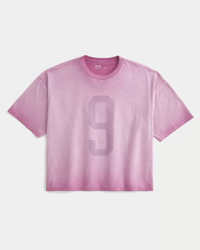 Baggy Crop Number Graphic Tee,Baggy Crop Number Graphic Tee Baggy Crop Number Graphic Tee,Baggy Crop Number Graphic Tee