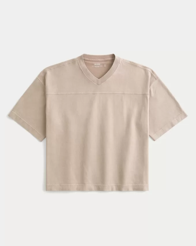 Baggy Heavyweight Crop Football T-Shirt,Baggy Heavyweight Crop Football T-Shirt Baggy Heavyweight Crop Football T-Shirt,Baggy Heavyweight Crop Football T-Shirt