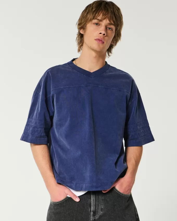 Baggy Heavyweight Crop Football T-Shirt,Baggy Heavyweight Crop Football T-Shirt Baggy Heavyweight Crop Football T-Shirt,Baggy Heavyweight Crop Football T-Shirt