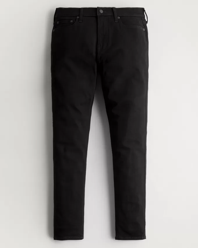 Black No Fade Athletic Skinny Jeans,Black No Fade Athletic Skinny Jeans