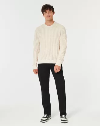 Black No Fade Straight Jeans,Black No Fade Straight Jeans