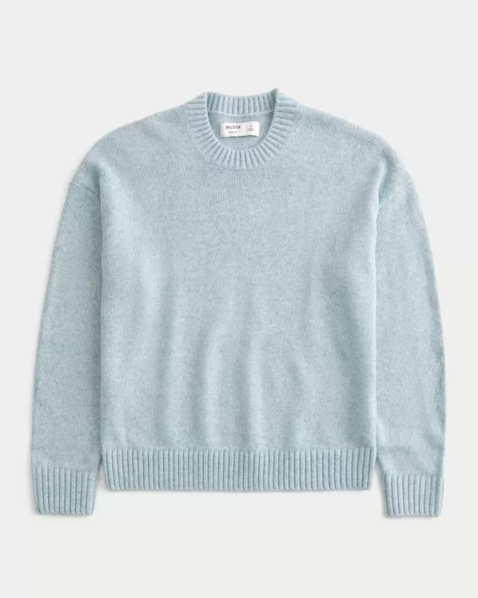 Boxy Airspun Knit Crew Sweater,Boxy Airspun Knit Crew Sweater Boxy Airspun Knit Crew Sweater,Boxy Airspun Knit Crew Sweater