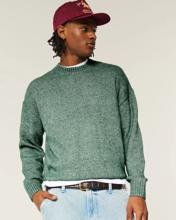 Boxy Airspun Knit Crew Sweater,Boxy Airspun Knit Crew Sweater Boxy Airspun Knit Crew Sweater,Boxy Airspun Knit Crew Sweater