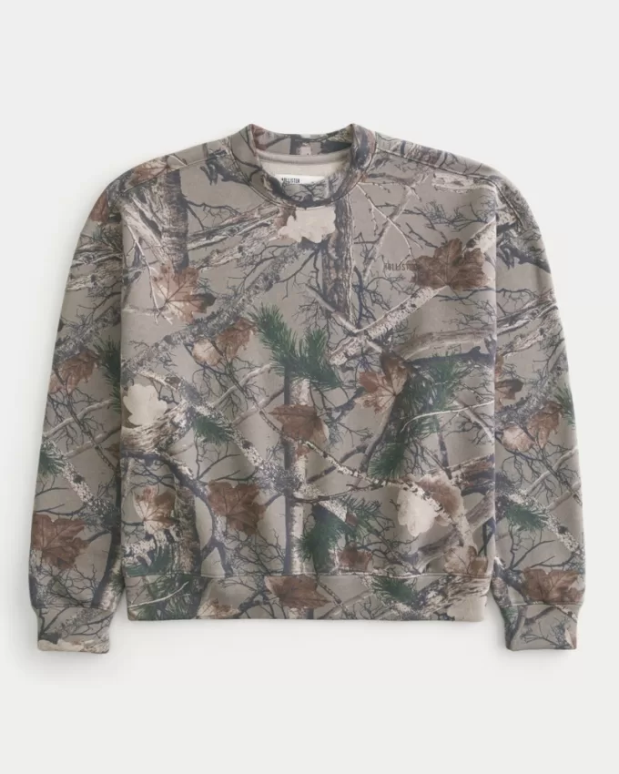 Boxy Camo Logo Crew Sweatshirt,Boxy Camo Logo Crew Sweatshirt Boxy Camo Logo Crew Sweatshirt,Boxy Camo Logo Crew Sweatshirt