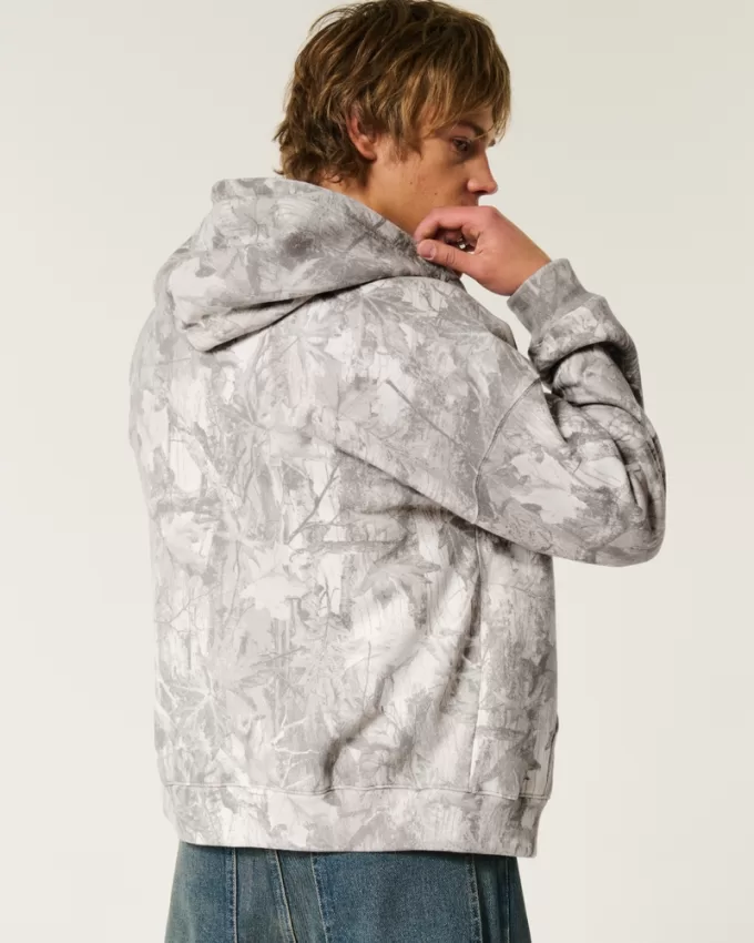 Boxy Camo Zip-Up Hoodie,Boxy Camo Zip-Up Hoodie Boxy Camo Zip-Up Hoodie,Boxy Camo Zip-Up Hoodie
