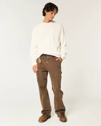 Boxy Crew Sweater,Boxy Crew Sweater