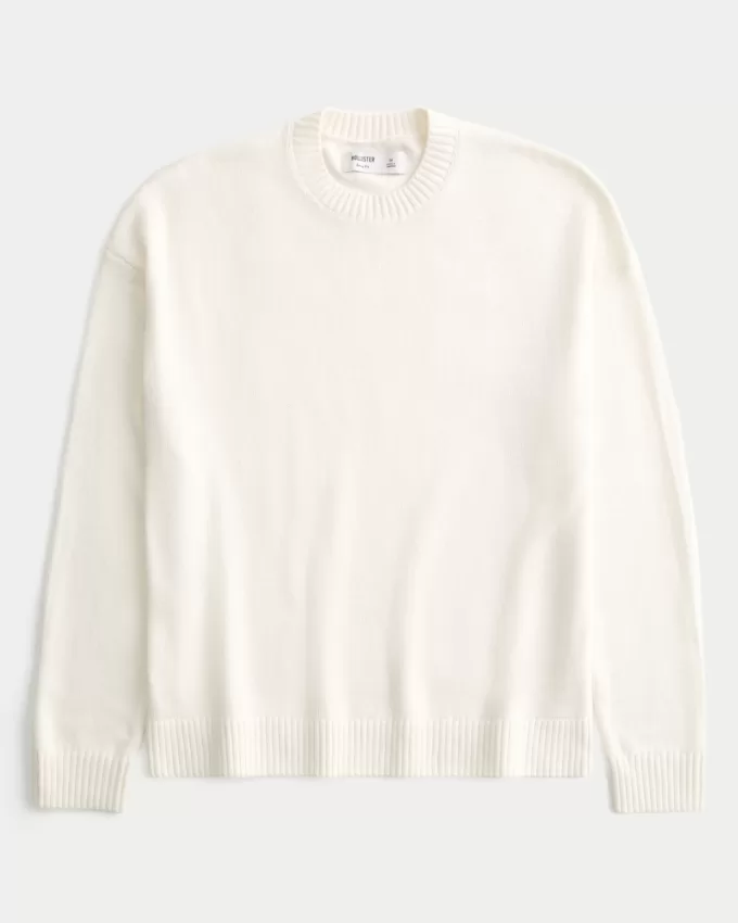 Boxy Crew Sweater,Boxy Crew Sweater Boxy Crew Sweater,Boxy Crew Sweater