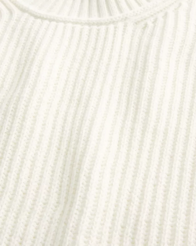 Boxy Crew Sweater,Boxy Crew Sweater