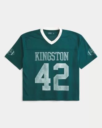 Boxy Crop Mesh Kingston Graphic Football Jersey,Boxy Crop Mesh Kingston Graphic Football Jersey Boxy Crop Mesh Kingston Graphic Football Jersey,Boxy Crop Mesh Kingston Graphic Football Jersey