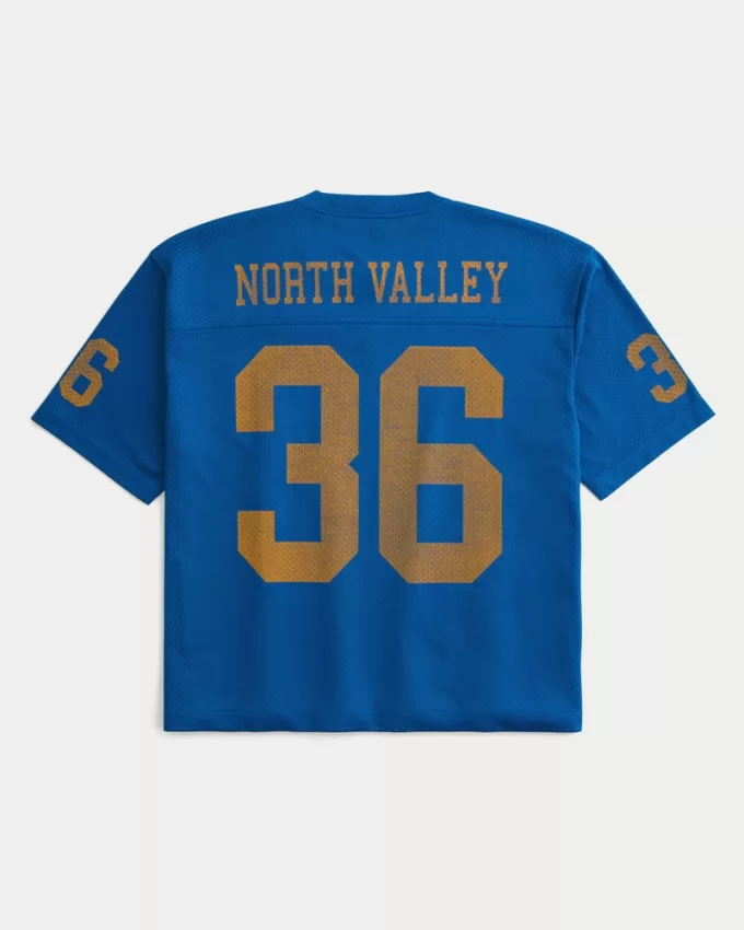 Boxy Crop Mesh North Valley Graphic Jersey,Boxy Crop Mesh North Valley Graphic Jersey Boxy Crop Mesh North Valley Graphic Jersey,Boxy Crop Mesh North Valley Graphic Jersey