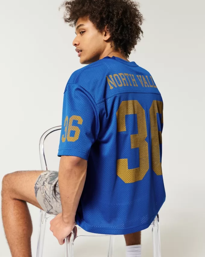 Boxy Crop Mesh North Valley Graphic Jersey,Boxy Crop Mesh North Valley Graphic Jersey Boxy Crop Mesh North Valley Graphic Jersey,Boxy Crop Mesh North Valley Graphic Jersey