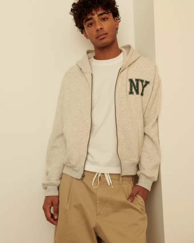 Boxy Crop NY Graphic Zip-Up Hoodie,Boxy Crop NY Graphic Zip-Up Hoodie Boxy Crop NY Graphic Zip-Up Hoodie,Boxy Crop NY Graphic Zip-Up Hoodie