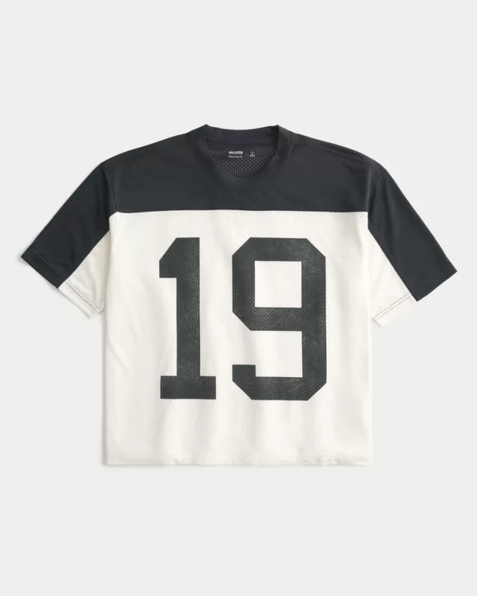 Boxy Crop Number Graphic Jersey,Boxy Crop Number Graphic Jersey Boxy Crop Number Graphic Jersey,Boxy Crop Number Graphic Jersey