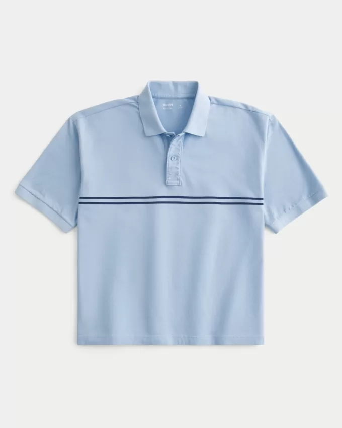Boxy Crop Polo,Boxy Crop Polo