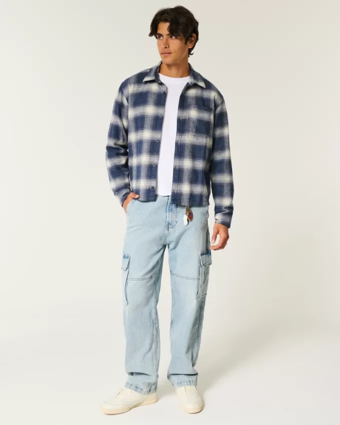 Boxy Flannel Shirt,Boxy Flannel Shirt