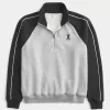 Boxy Fleece Logo Half-Zip Sweatshirt,Boxy Fleece Logo Half-Zip Sweatshirt Boxy Fleece Logo Half-Zip Sweatshirt,Boxy Fleece Logo Half-Zip Sweatshirt