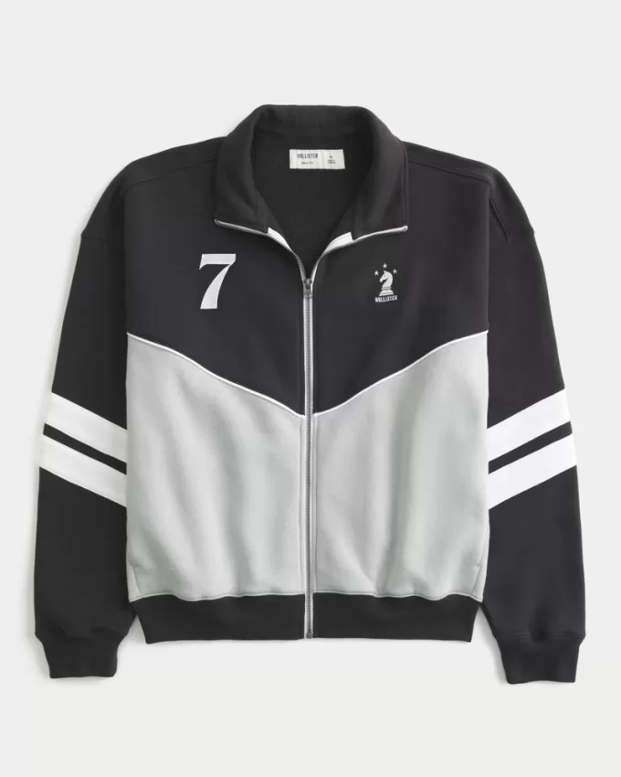 Boxy Fleece Logo Track Jacket,Boxy Fleece Logo Track Jacket Boxy Fleece Logo Track Jacket,Boxy Fleece Logo Track Jacket