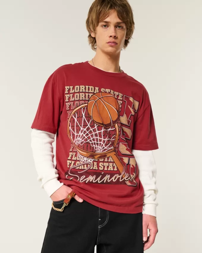 Boxy Florida State University Graphic Tee,Boxy Florida State University Graphic Tee Boxy Florida State University Graphic Tee,Boxy Florida State University Graphic Tee