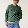 Boxy Golf Graphic Crew Sweater,Boxy Golf Graphic Crew Sweater Boxy Golf Graphic Crew Sweater,Boxy Golf Graphic Crew Sweater