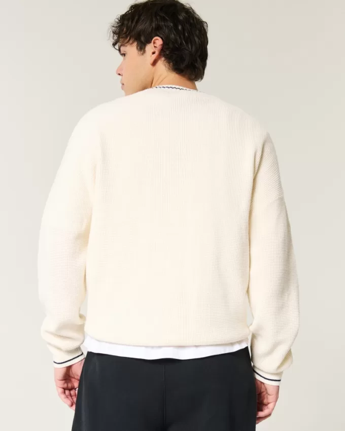 Boxy Golf Graphic Crew Sweater,Boxy Golf Graphic Crew Sweater Boxy Golf Graphic Crew Sweater,Boxy Golf Graphic Crew Sweater