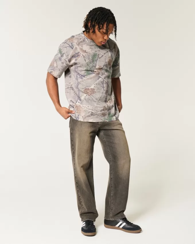 Boxy Heavyweight Camo Crew T-Shirt,Boxy Heavyweight Camo Crew T-Shirt Boxy Heavyweight Camo Crew T-Shirt,Boxy Heavyweight Camo Crew T-Shirt