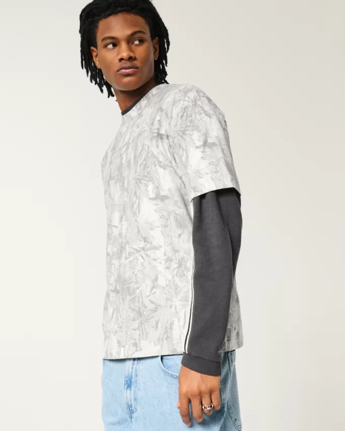 Boxy Heavyweight Camo Crew T-Shirt,Boxy Heavyweight Camo Crew T-Shirt Boxy Heavyweight Camo Crew T-Shirt,Boxy Heavyweight Camo Crew T-Shirt