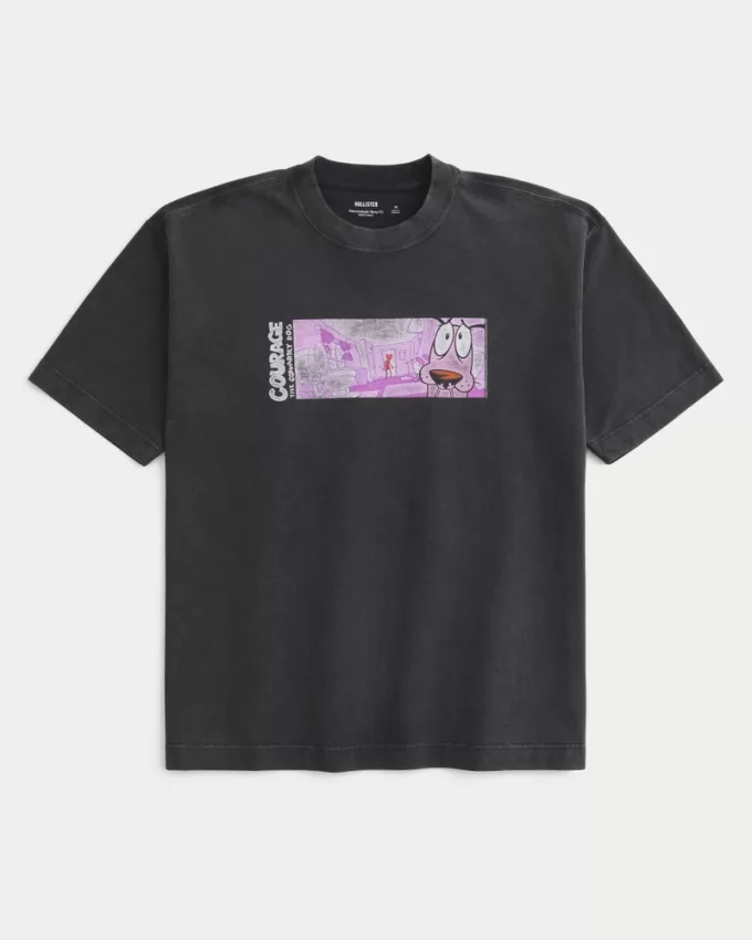 Boxy Heavyweight Courage the Friendly Dog Graphic Tee,Boxy Heavyweight Courage the Friendly Dog Graphic Tee Boxy Heavyweight Courage the Friendly Dog Graphic Tee,Boxy Heavyweight Courage the Friendly Dog Graphic Tee