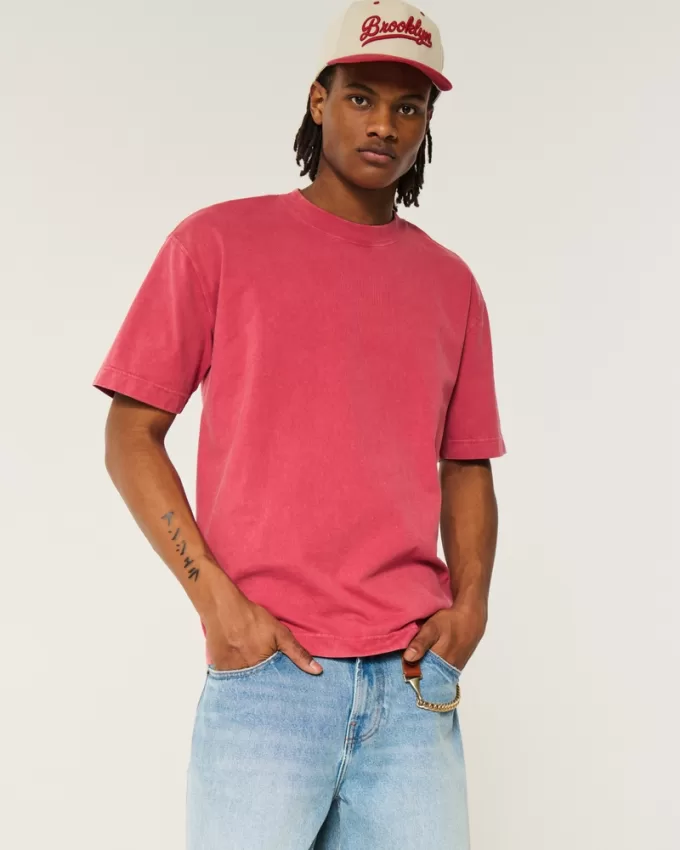 Boxy Heavyweight Crew T-Shirt,Boxy Heavyweight Crew T-Shirt Boxy Heavyweight Crew T-Shirt,Boxy Heavyweight Crew T-Shirt