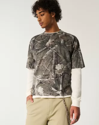 Boxy Heavyweight Crop Camo Crew T-Shirt,Boxy Heavyweight Crop Camo Crew T-Shirt Boxy Heavyweight Crop Camo Crew T-Shirt,Boxy Heavyweight Crop Camo Crew T-Shirt