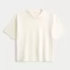 Boxy Heavyweight Crop Crew T-Shirt,Boxy Heavyweight Crop Crew T-Shirt Boxy Heavyweight Crop Crew T-Shirt,Boxy Heavyweight Crop Crew T-Shirt