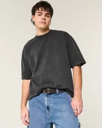 Boxy Heavyweight Crop Crew T-Shirt,Boxy Heavyweight Crop Crew T-Shirt Boxy Heavyweight Crop Crew T-Shirt,Boxy Heavyweight Crop Crew T-Shirt