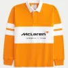 Boxy Heavyweight McLaren Graphic Rugby Polo,Boxy Heavyweight McLaren Graphic Rugby Polo
