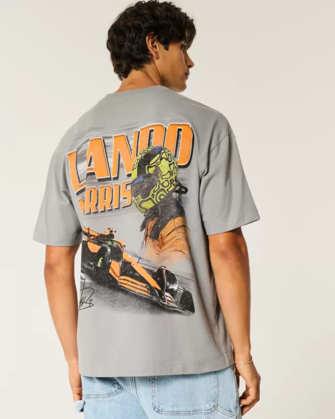 Boxy Heavyweight McLaren Lando Norris Graphic Tee,Boxy Heavyweight McLaren Lando Norris Graphic Tee