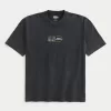 Boxy Heavyweight No Fear Graphic Tee,Boxy Heavyweight No Fear Graphic Tee