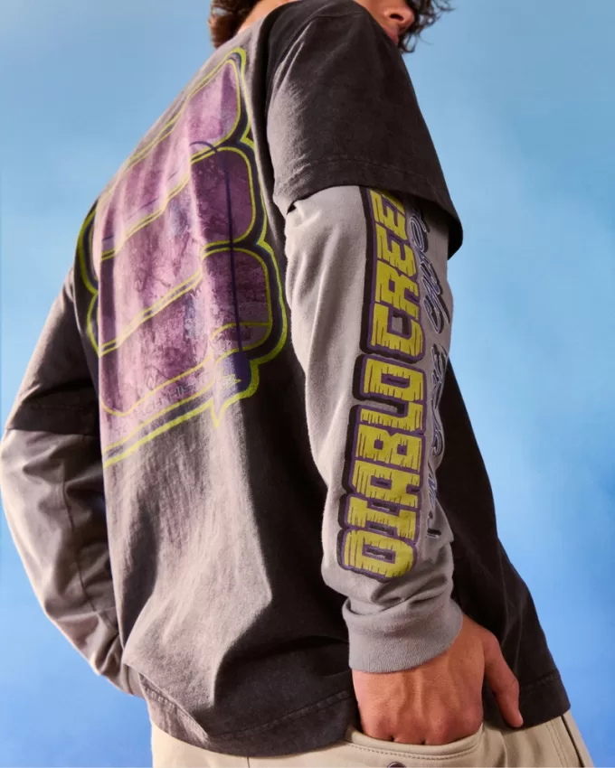 Boxy Heavyweight No Fear Graphic Tee,Boxy Heavyweight No Fear Graphic Tee