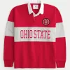 Boxy Heavyweight Ohio State Graphic Rugby Polo,Boxy Heavyweight Ohio State Graphic Rugby Polo