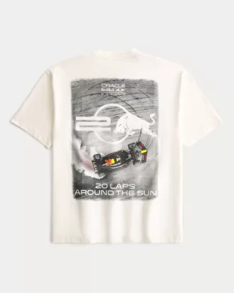 Boxy Heavyweight Oracle Red Bull Racing Graphic Tee,Boxy Heavyweight Oracle Red Bull Racing Graphic Tee