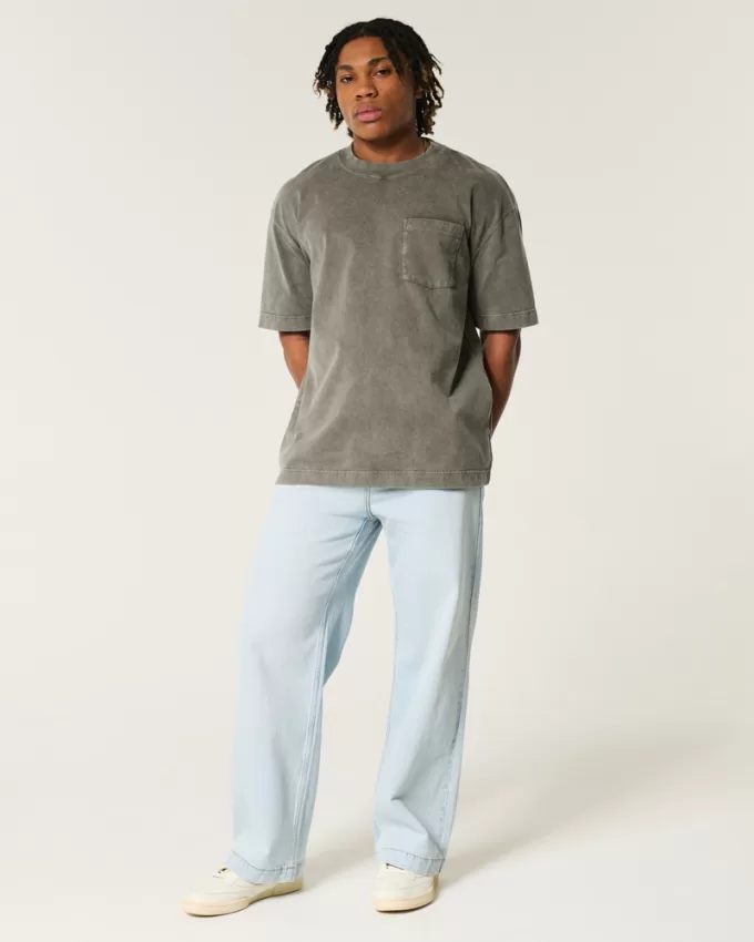 Boxy Heavyweight Pocket Crew T-Shirt,Boxy Heavyweight Pocket Crew T-Shirt Boxy Heavyweight Pocket Crew T-Shirt,Boxy Heavyweight Pocket Crew T-Shirt