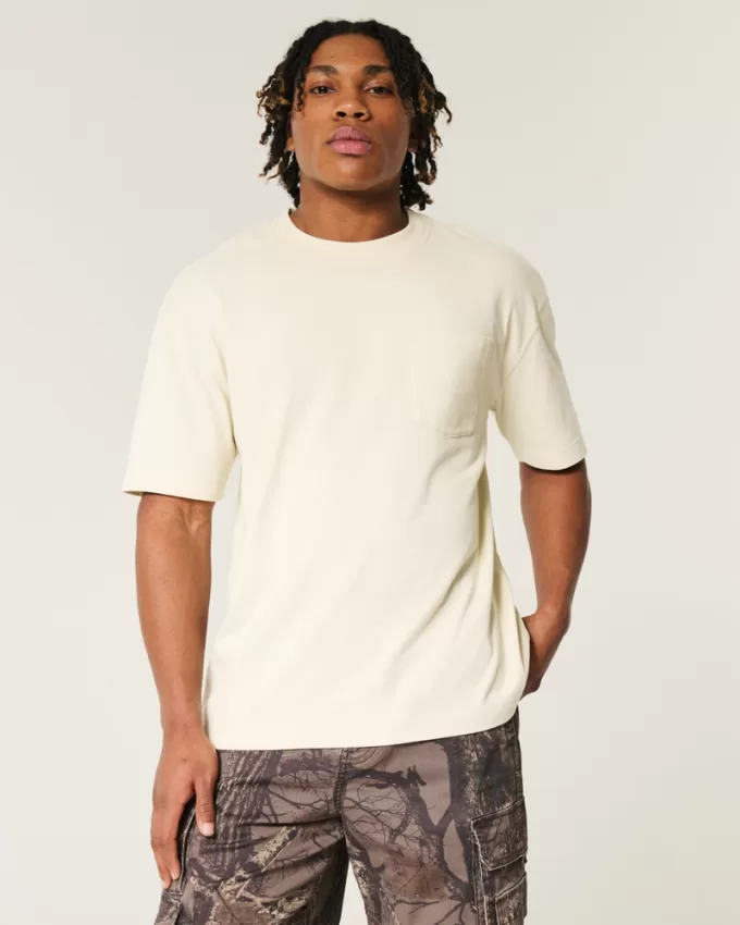 Boxy Heavyweight Pocket Crew T-Shirt,Boxy Heavyweight Pocket Crew T-Shirt Boxy Heavyweight Pocket Crew T-Shirt,Boxy Heavyweight Pocket Crew T-Shirt